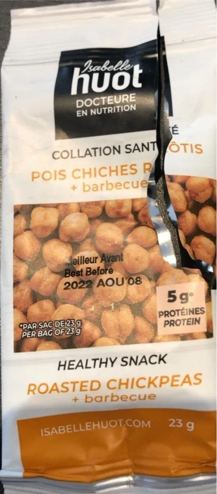 Pois chiches rôtis barbecue