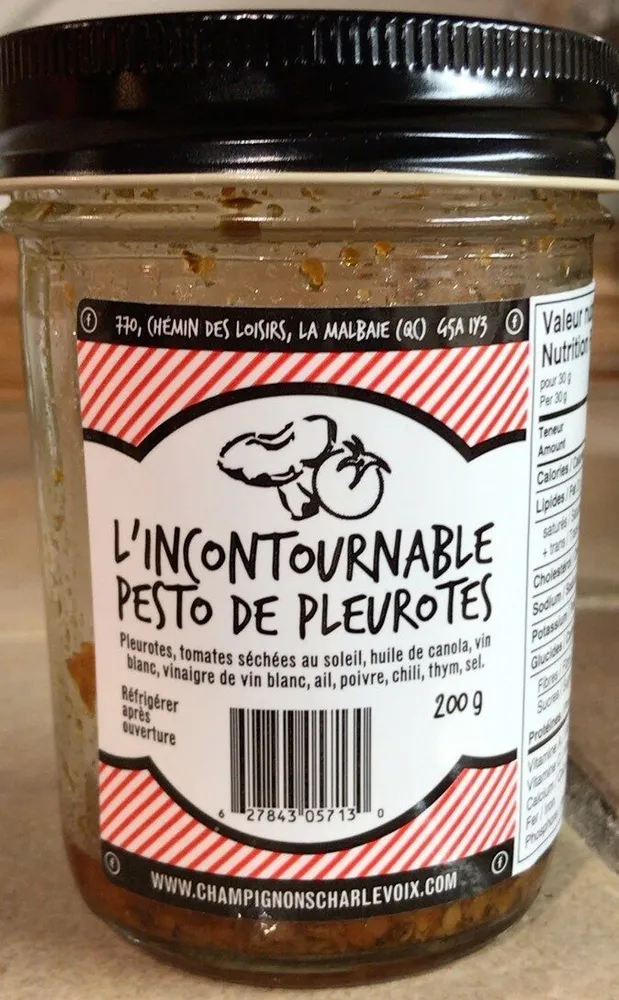 L’incortournable pesto de pleurote