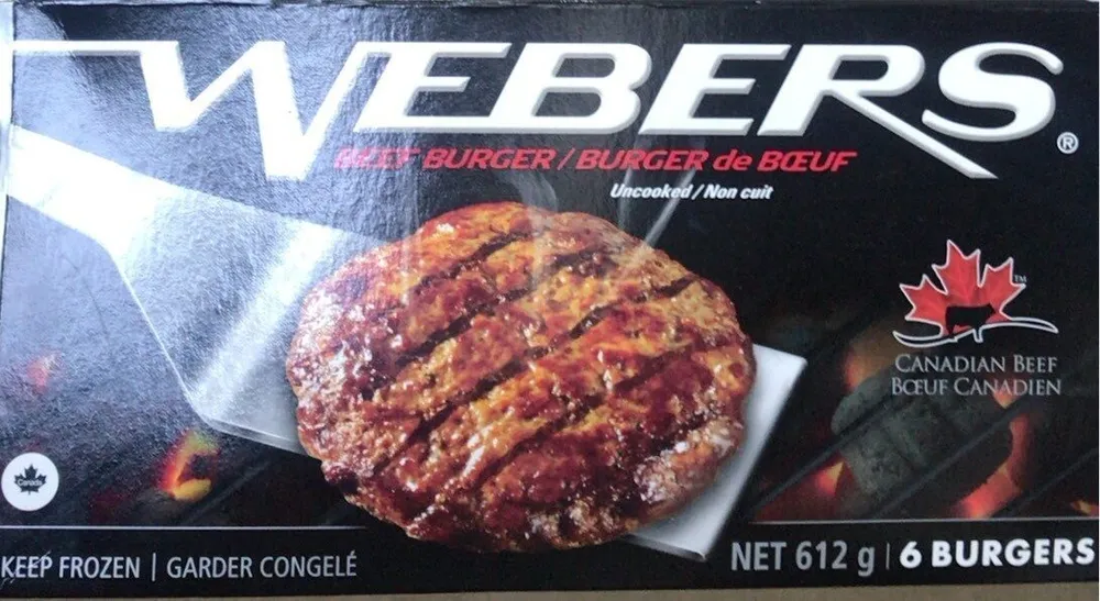 Webers Beef Burger