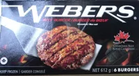 Webers Beef Burger