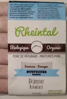 Saucisses rustiques si porc de paturage