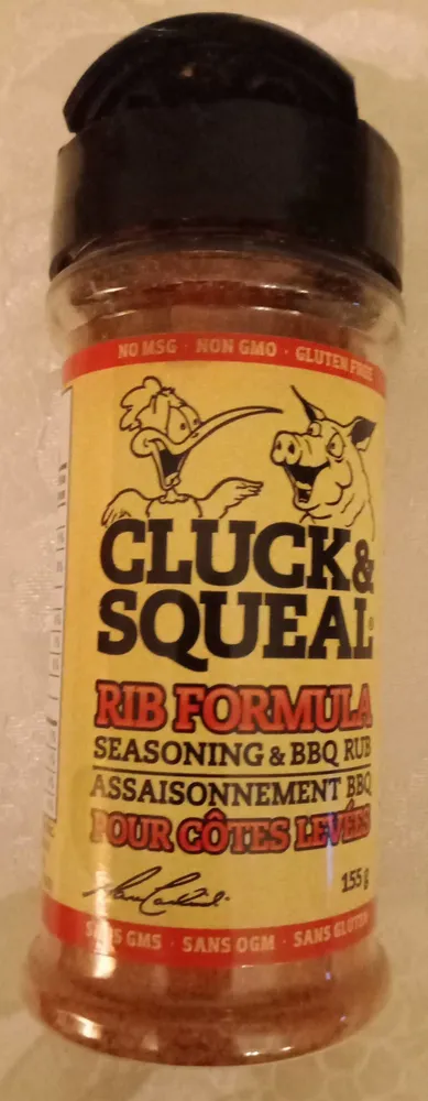 Cluck and Squeal Rib formula seasoning and BBQ rub