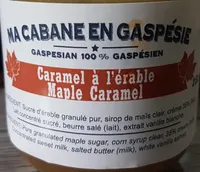 Caramel à l'érable