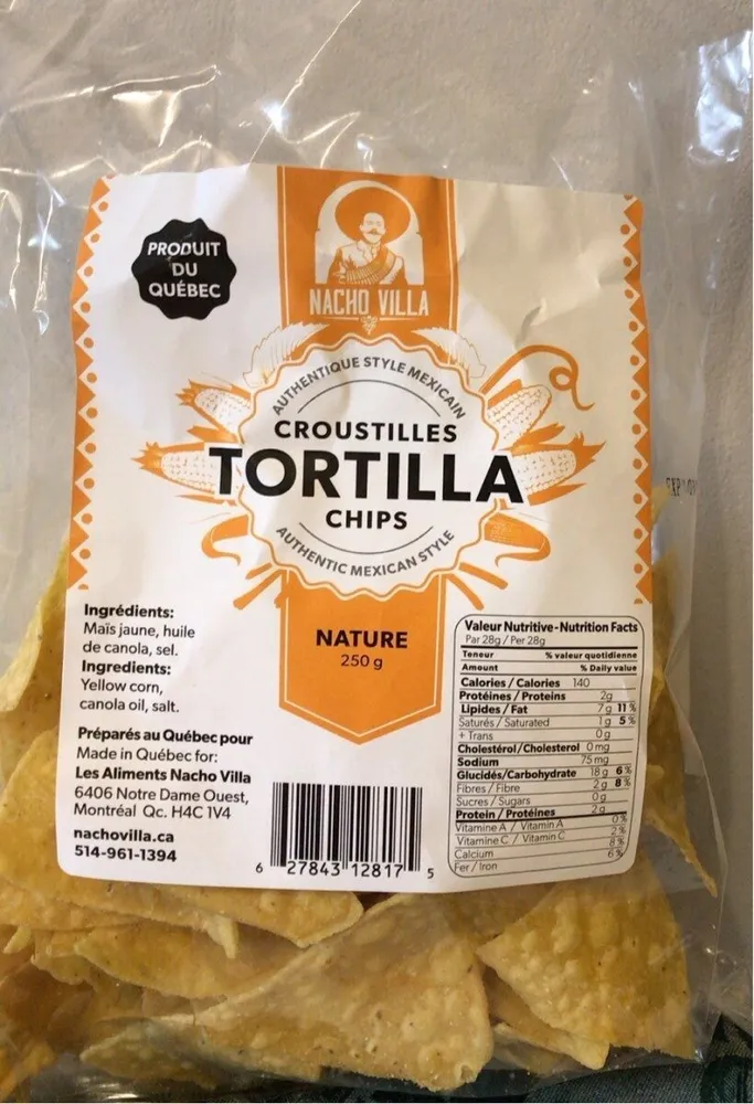 Croustilles tortilla chips
