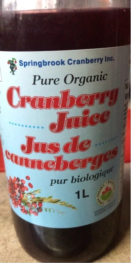 jus de canneberge