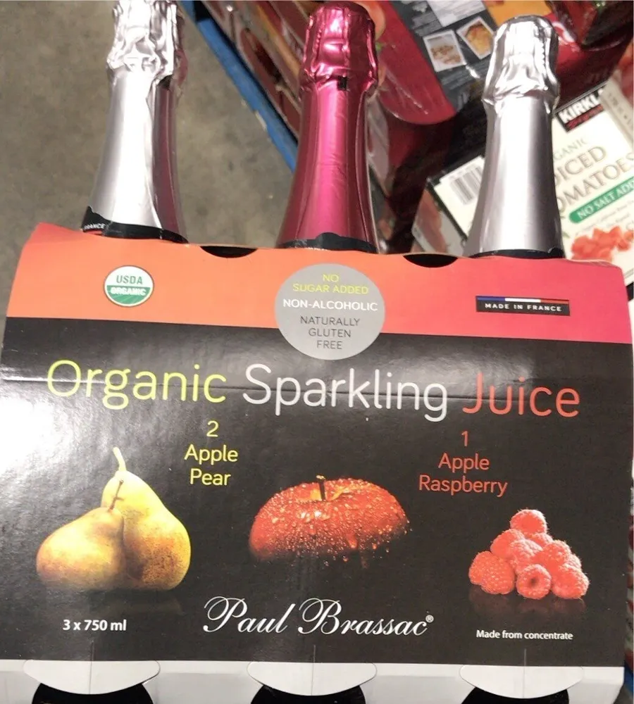 Organic Sparkling Juice