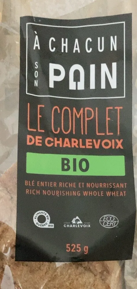 Le pain complet de Charlevoix