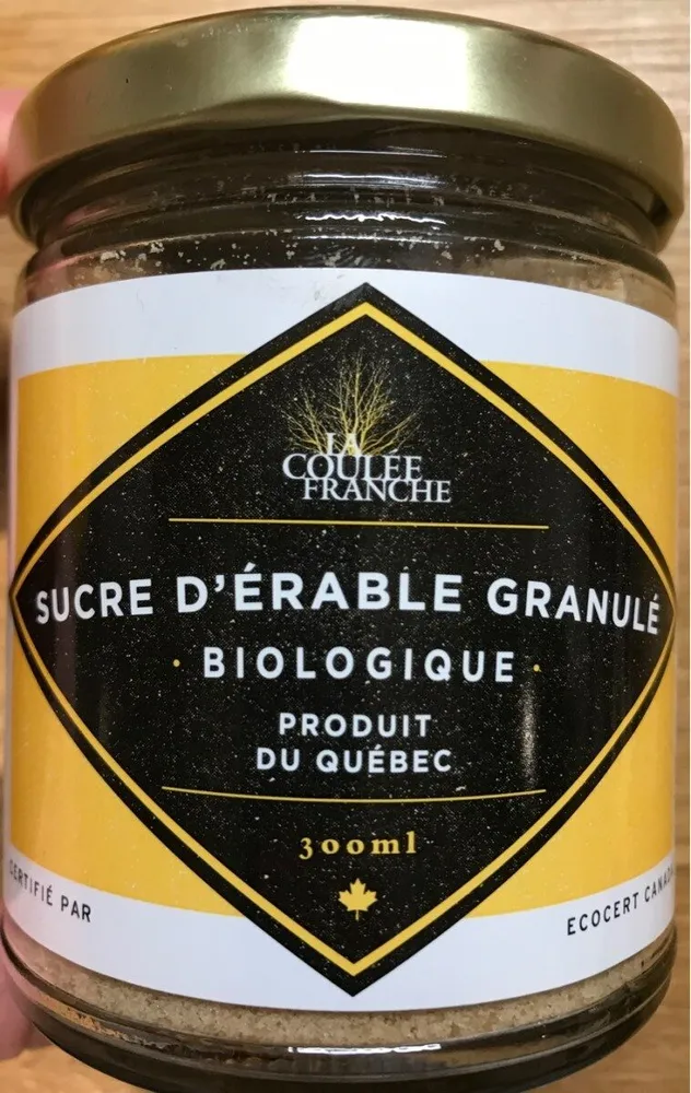 Sucre d'erable granulé