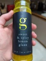 Sweet And Spicy Lemon Glaze