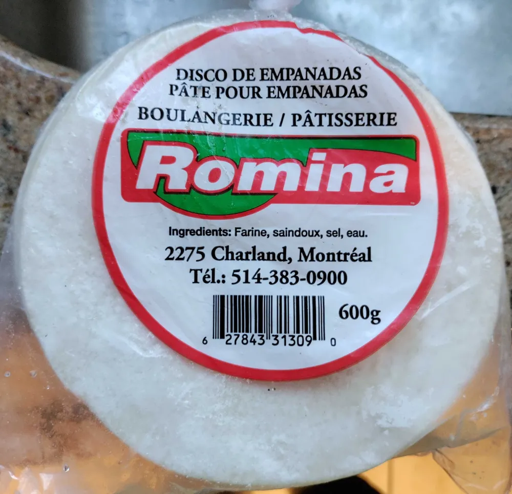 Empanada dough