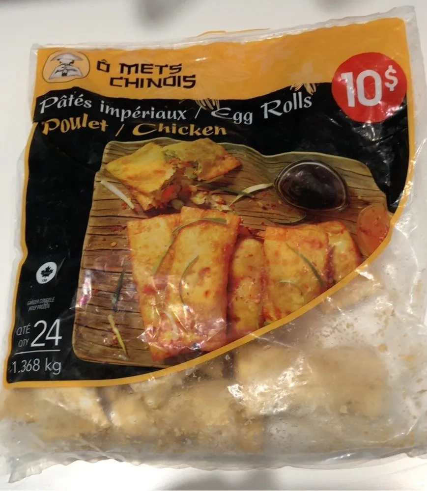 Patés imperiaux au poulet