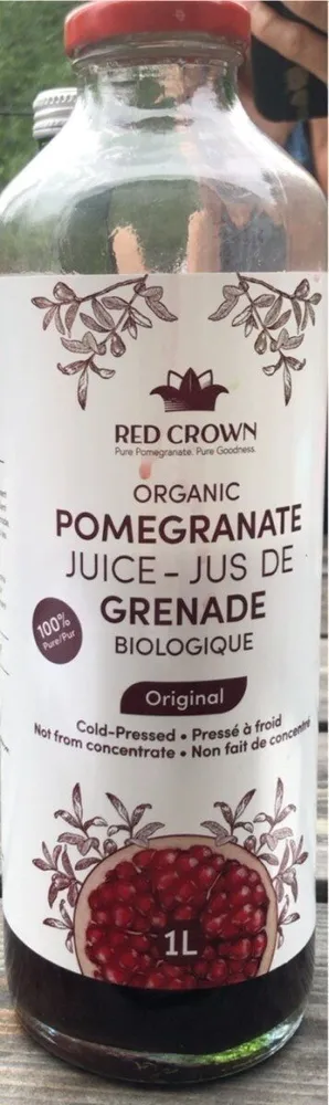 Jus de grenade biologique