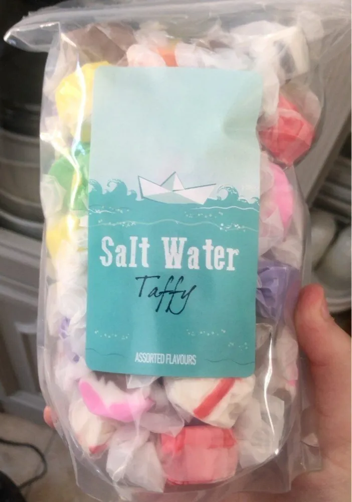 Salt water taffy