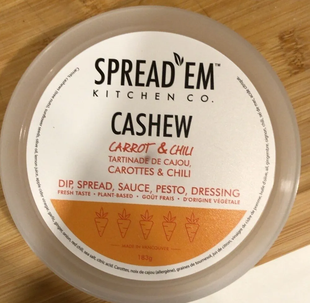 Carrot and Chili spread