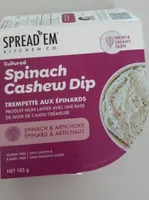 Cultured spinach dip