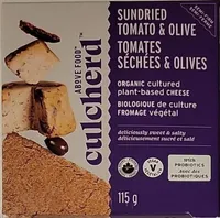 Organic cultured plant-based cheese