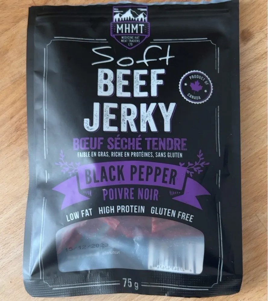Soft beef jerky