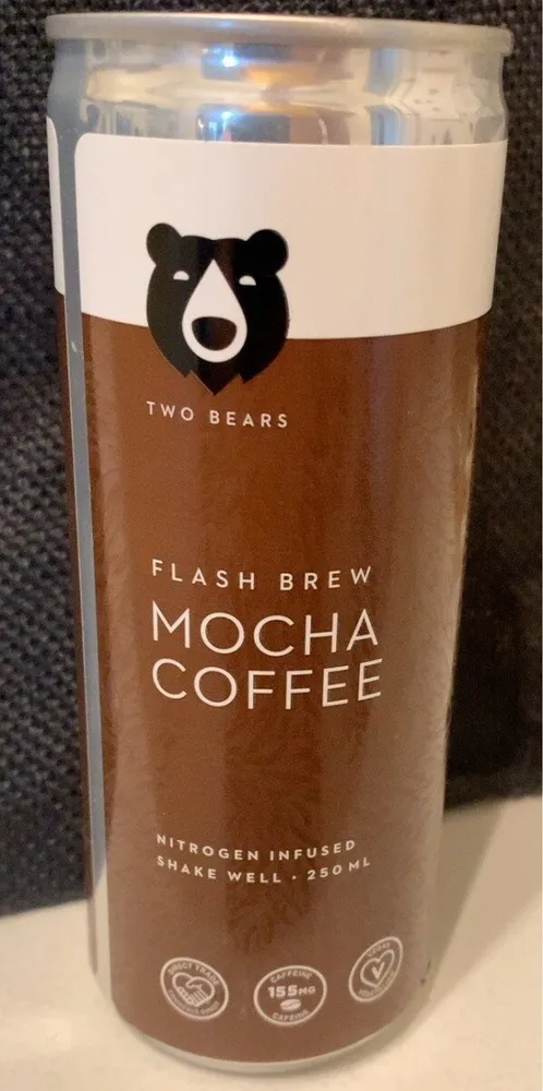 Flash brew mocha coffee