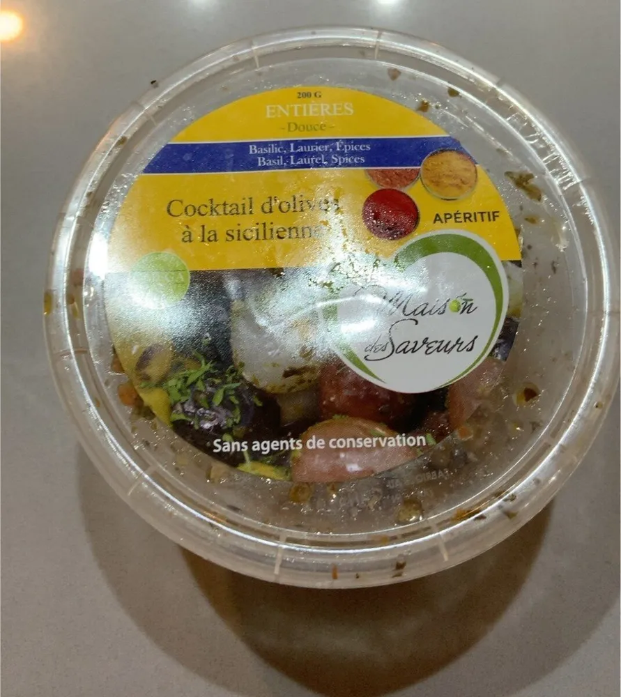 Cocktail d’olives à la sicilienne