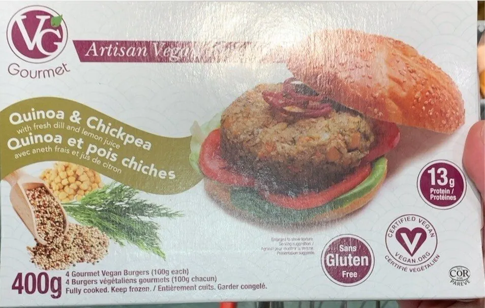 Artisan vegan burger