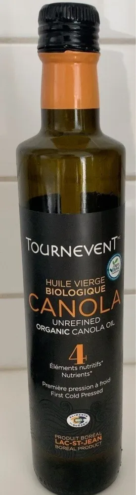 Huile vierge biologique Canola