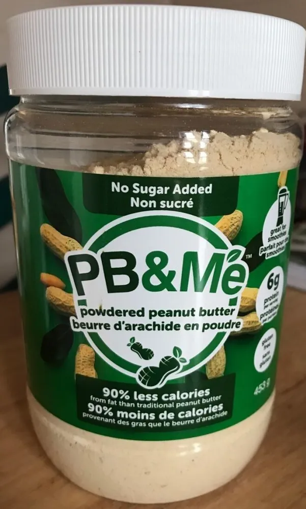 natural: 100% peanuts [powdered peanut butter]