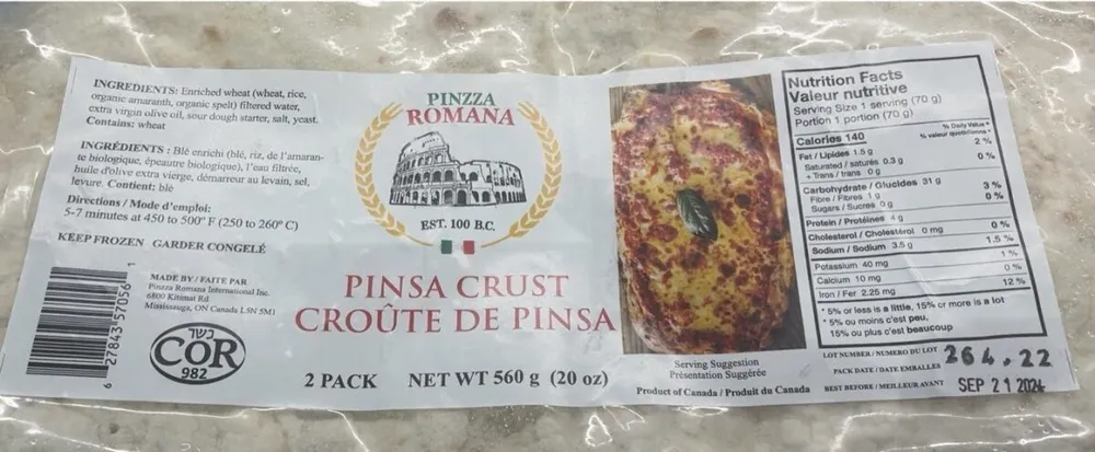 Pinsa Crust