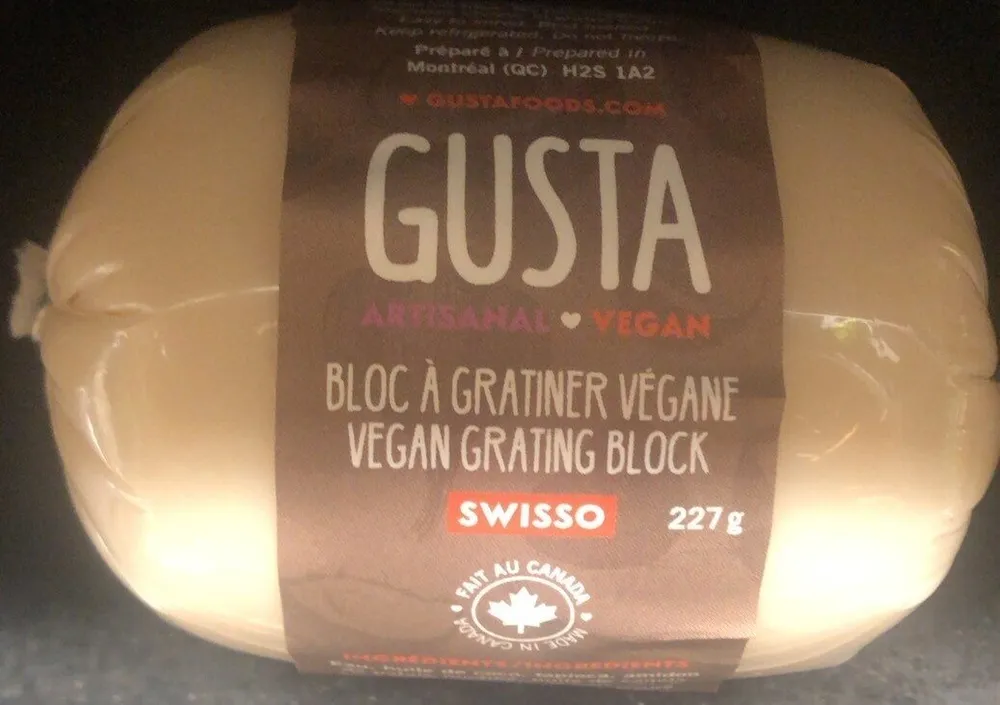 Vegan grating block