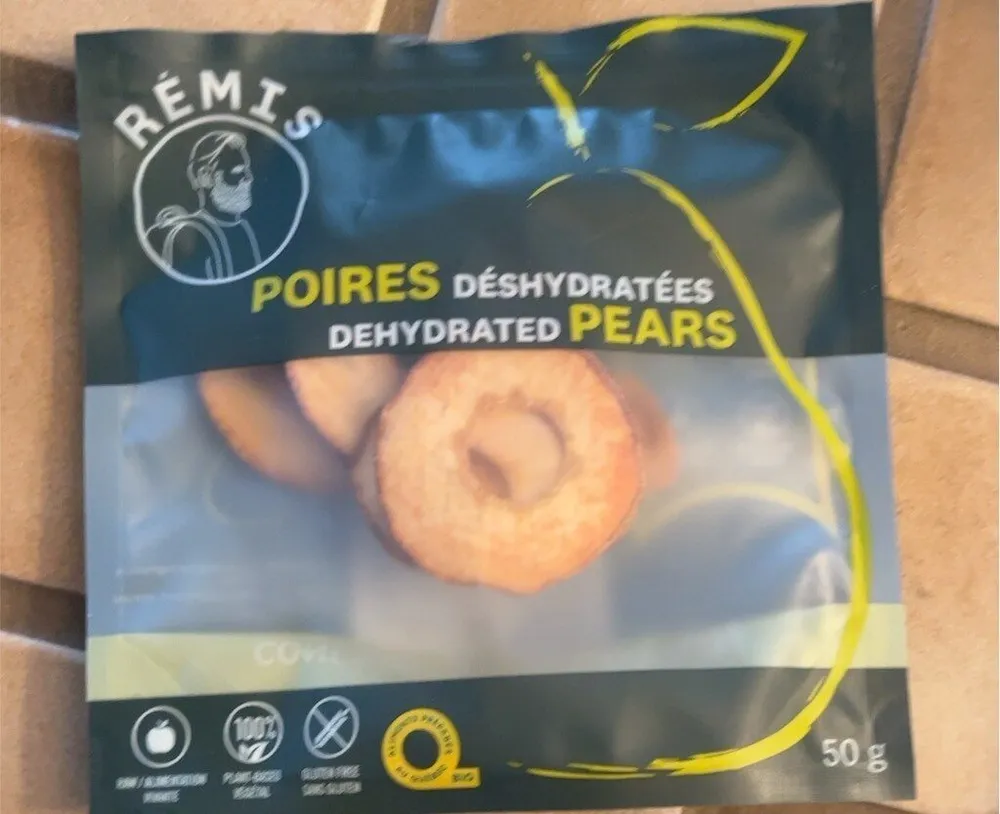 Poires déshyrathées