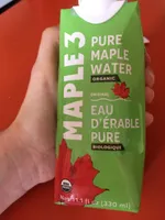 Eau d'erable pur