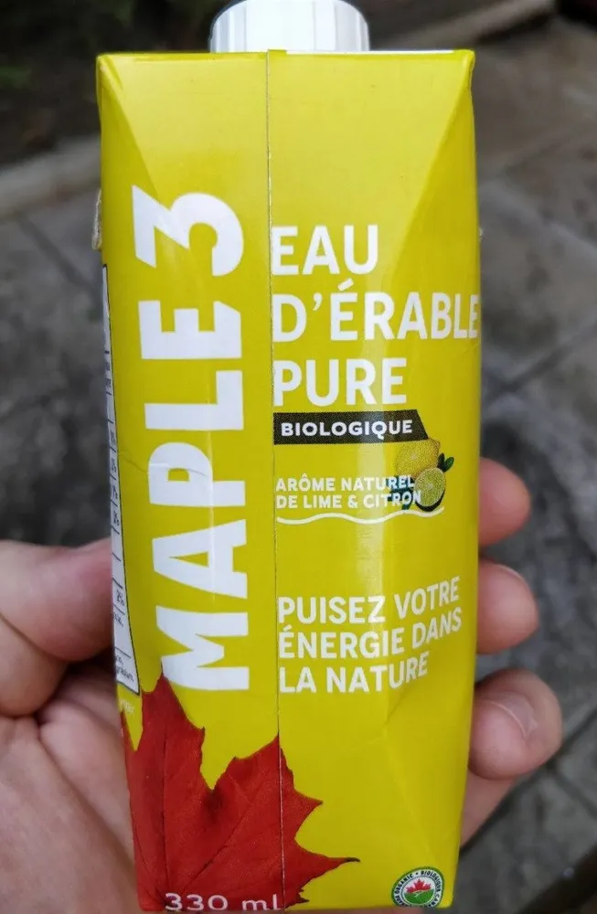 Eau d'érable pure