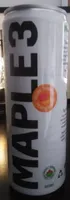 Eau d'érable pétillant pêche mangue