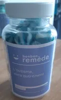 Bonbon spirale crème et framboise bleue