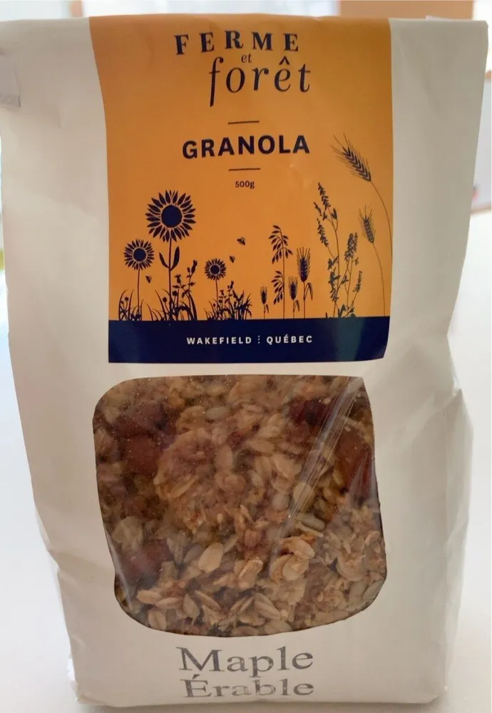 Granola à l’érable
