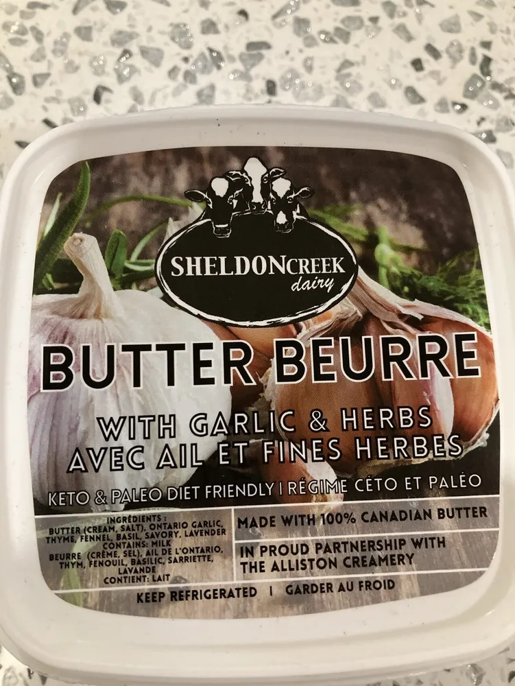 Butter With Garlic & Herbs