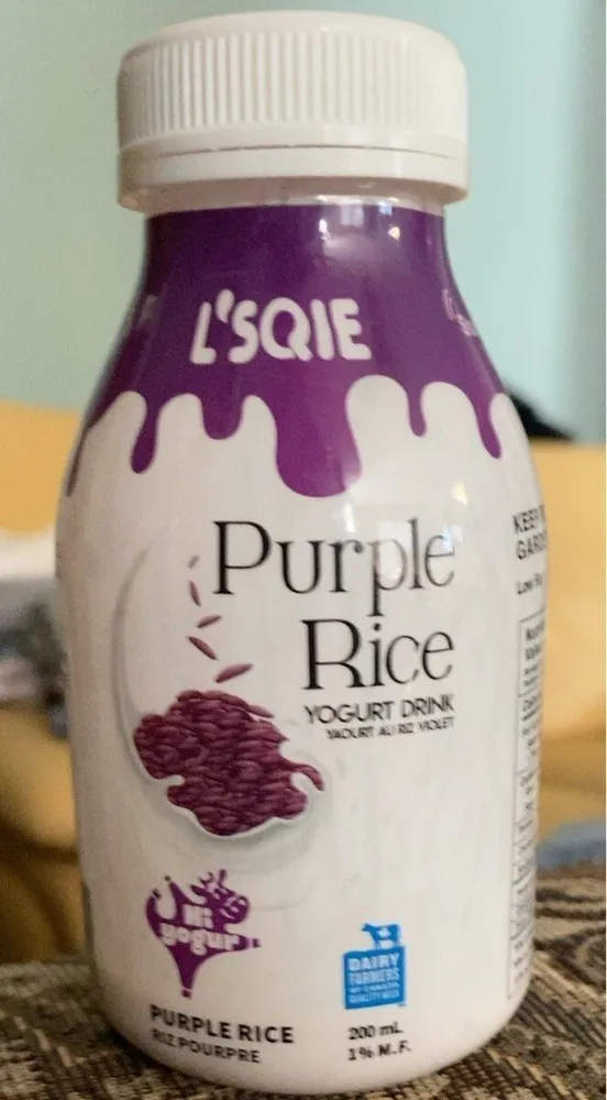 Purple Rice Yogurt drink