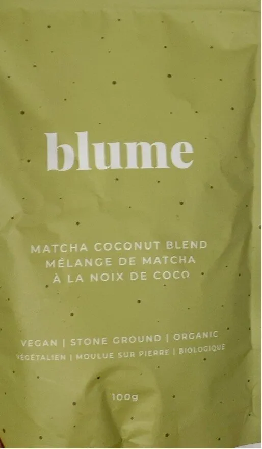 Mélange de matcha à la noix de coco