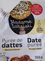 Purée de date saveur vanille