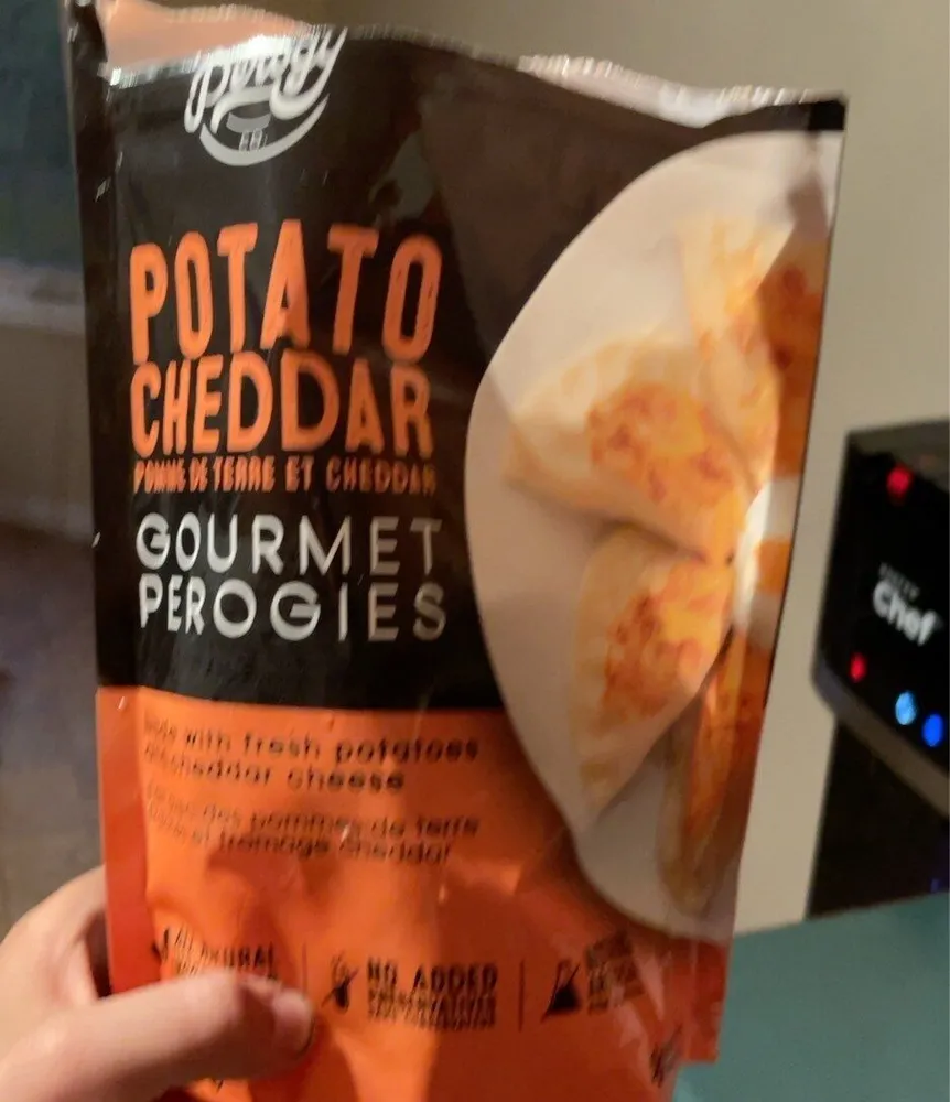 Potato cheddar perogies