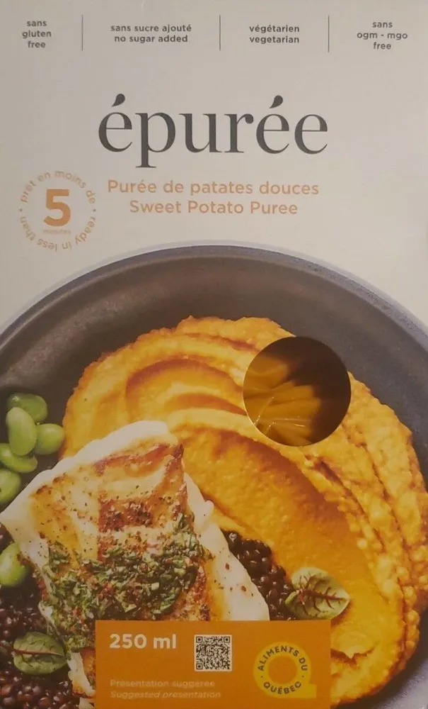 Purée de patates douces