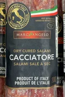 Dry cured salami cacciatore