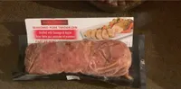 Seasoned pork tenderloin stuffed with sausage and apple