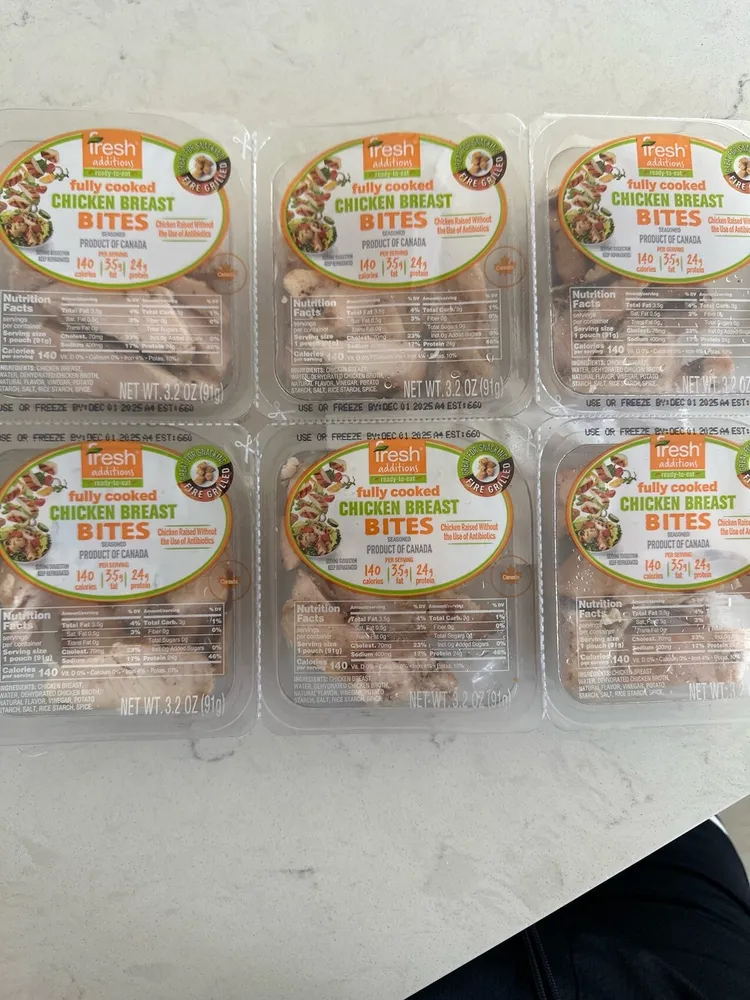 fully cooked CHICKEN BREAST BITES