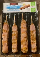 Brochettes de poitrine de poulet