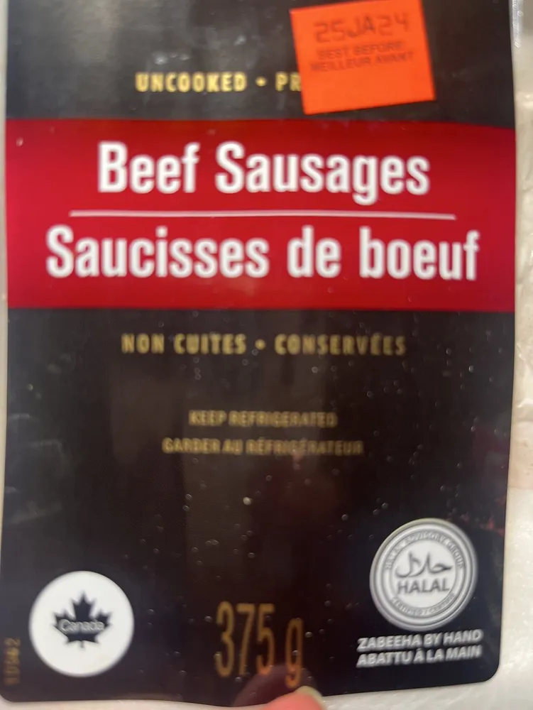 Beef Sausages