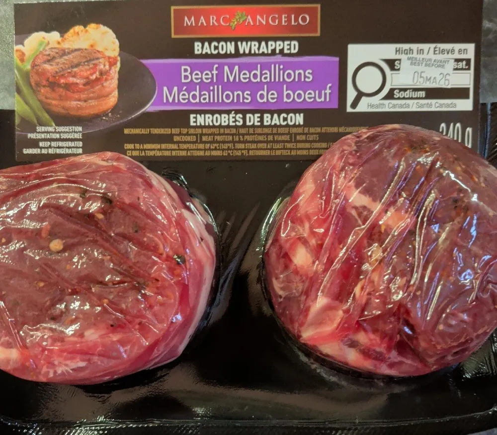 Bacon Wrapped Beef Medallions