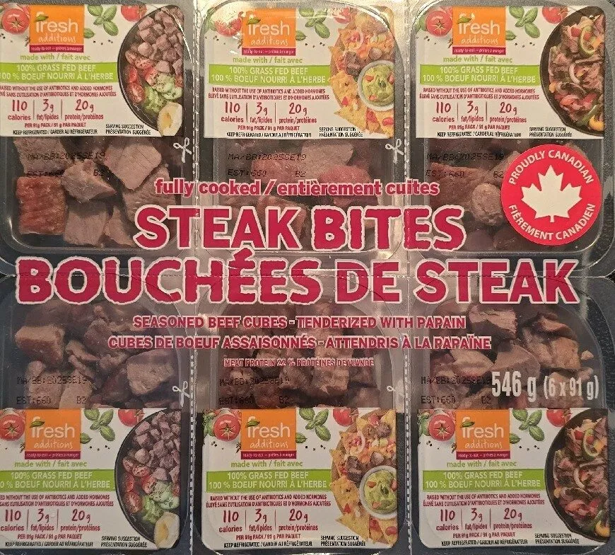 Fully Cooked Beef Steak Bites