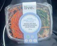 Vegan sweet potato noodles