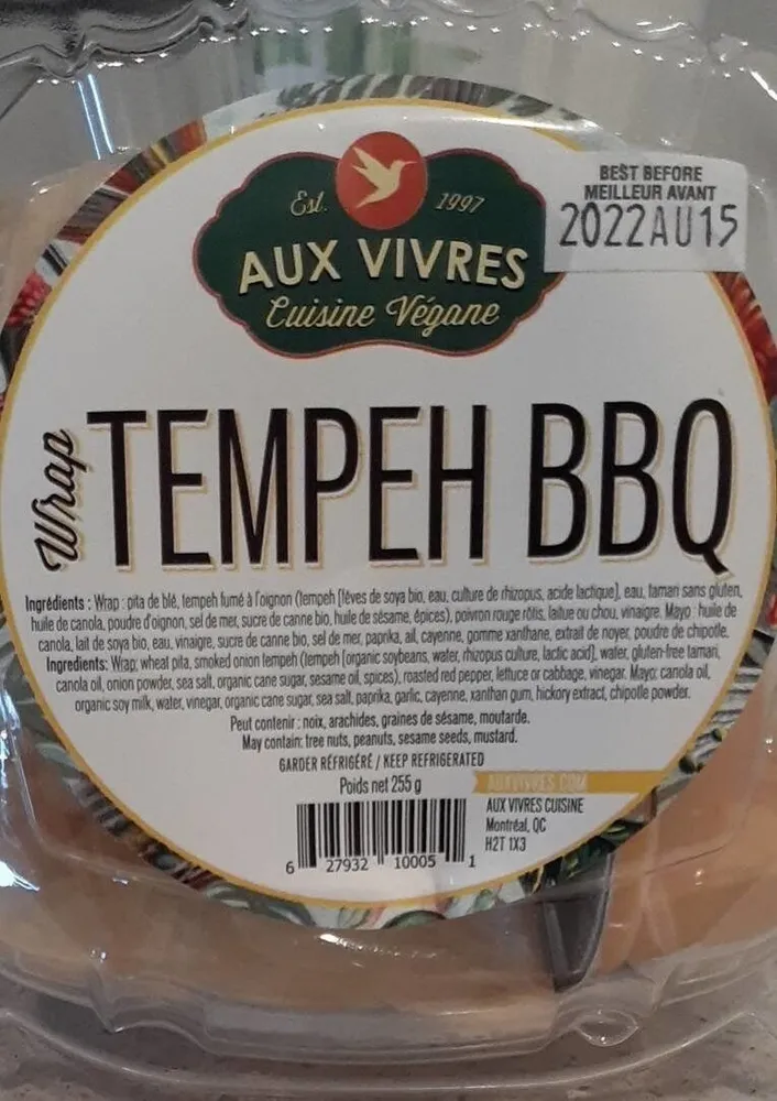 Wrap Tempeh BBQ