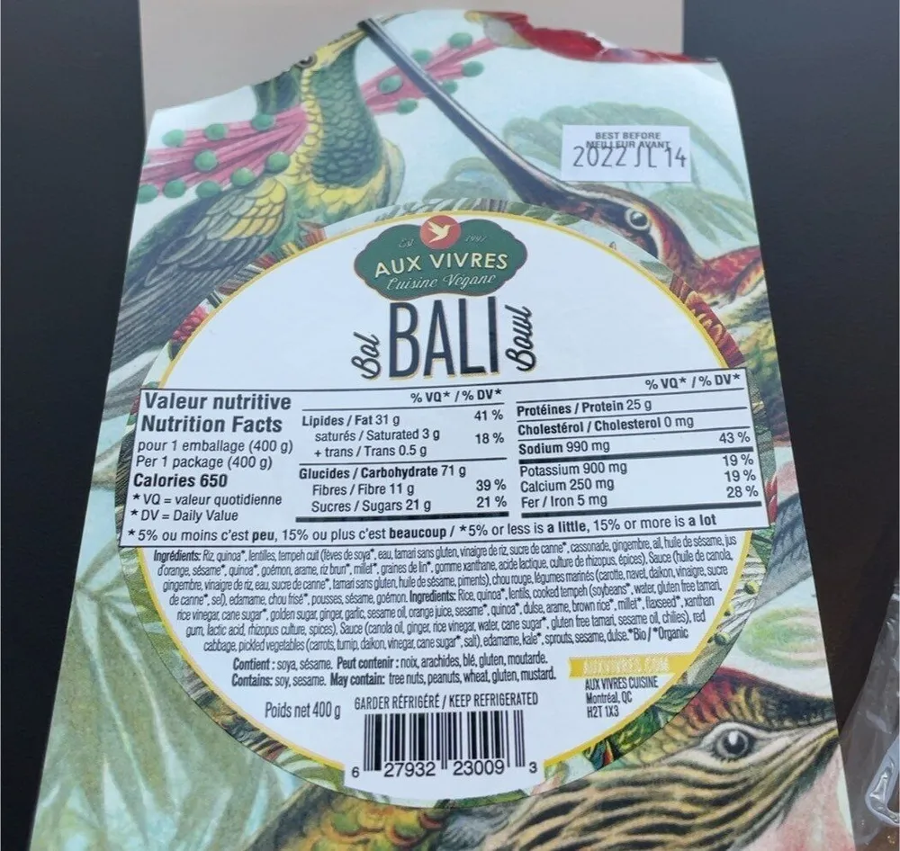 Bali bowl